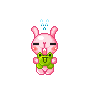 bunny playing <3