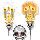 skull and blood
