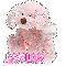 Jaylia w/pink dog