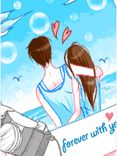 cute kawaii lovers together