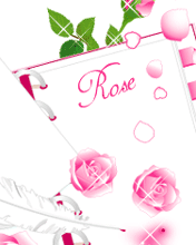 cute kawaii rose flower diary