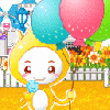 cute kawaii lollipop & balloon