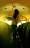 girl in a bus