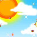cute kawaii love plane
