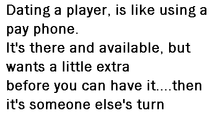 Quote - Dating a player