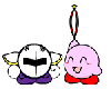 Kirby Hitting Metaknight