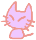 lil' pink cat!