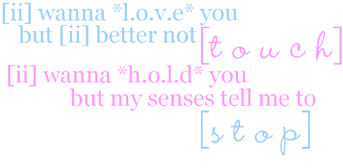 I wanna...