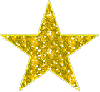 yellow glitter star