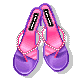 cute purple and pink shoes