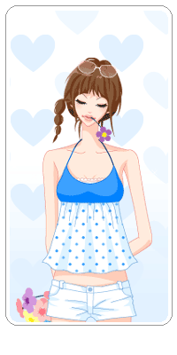 blue girl