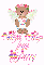Perry Angel Hugs - Rose Fairy Bear