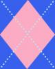 Argyle Pink & Blue Tile