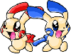 plusle and minun
