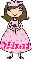 cute princess with pink dress mimi by zymaroola