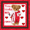 you make my heart race bear