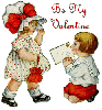 Cute vintage valentine card