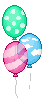 Three Cute Balloons