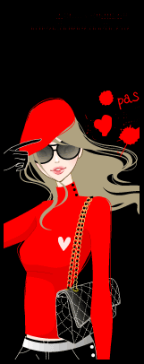 pretty in red